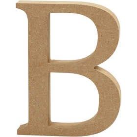 MDF Letter B | Hoogte 13 cm
