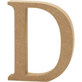 MDF Letter D | Hoogte 13 cm