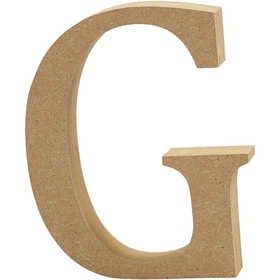 MDF Letter G | Hoogte 13 cm