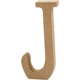 MDF Letter J | Hoogte 13 cm