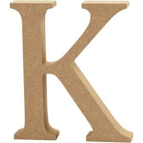 MDF Letter K | Hoogte 13 cm