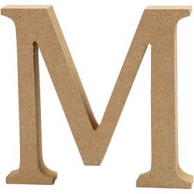 MDF Letter M | Hoogte 13 cm