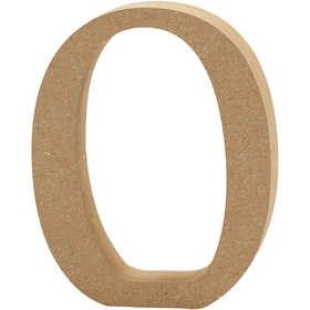 MDF Letter O | Hoogte 13 cm