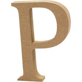 MDF Letter P | Hoogte 13 cm