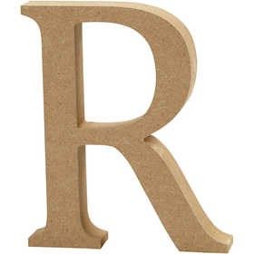 MDF Letter R | Hoogte 13 cm