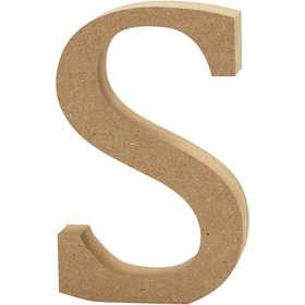 MDF Letter S | Hoogte 13 cm