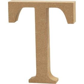 MDF Letter T | Hoogte 13 cm