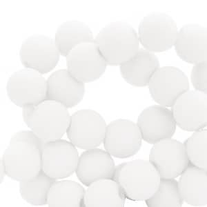 Witte Acryl kralen