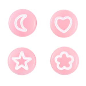 Armbandjes maken - Roze acryl kralen