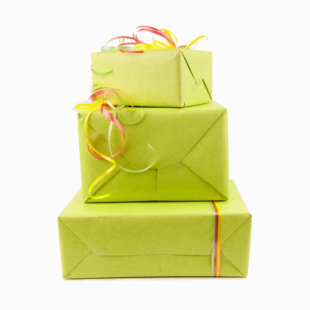 Cadeauverpakking kleurrijk