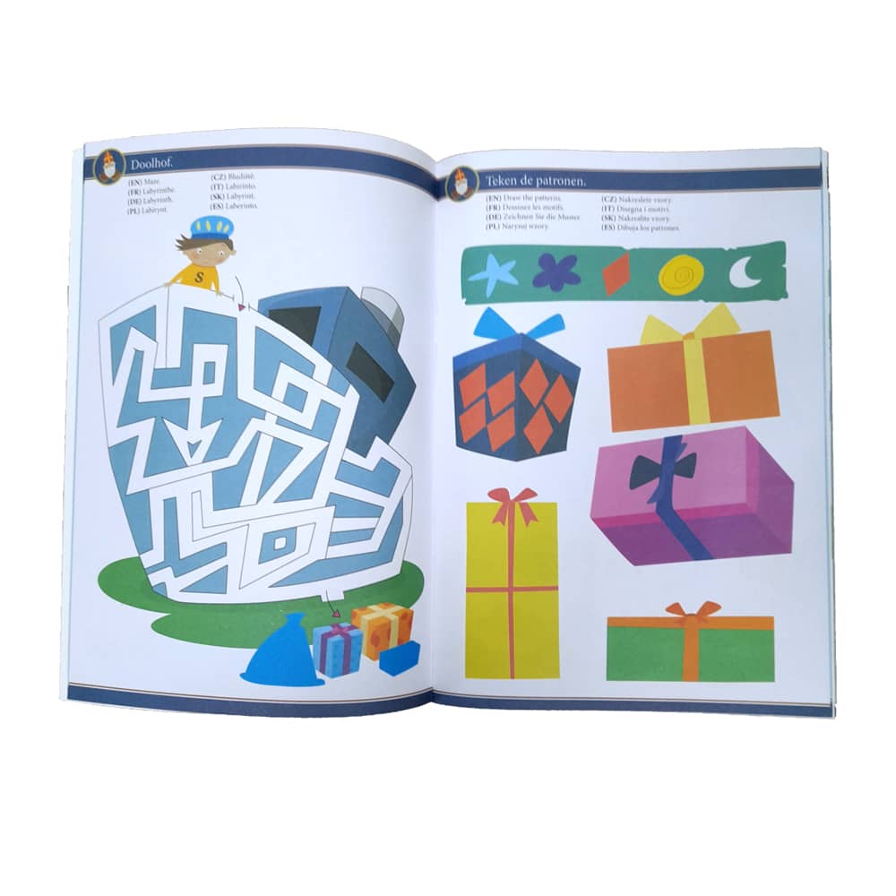 Sinterklaas knutselboek inhoud
