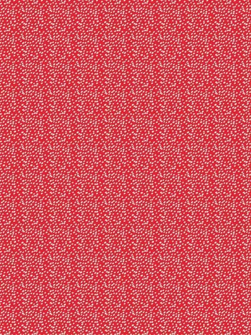 Rood met witte stippen - Decoupage papier