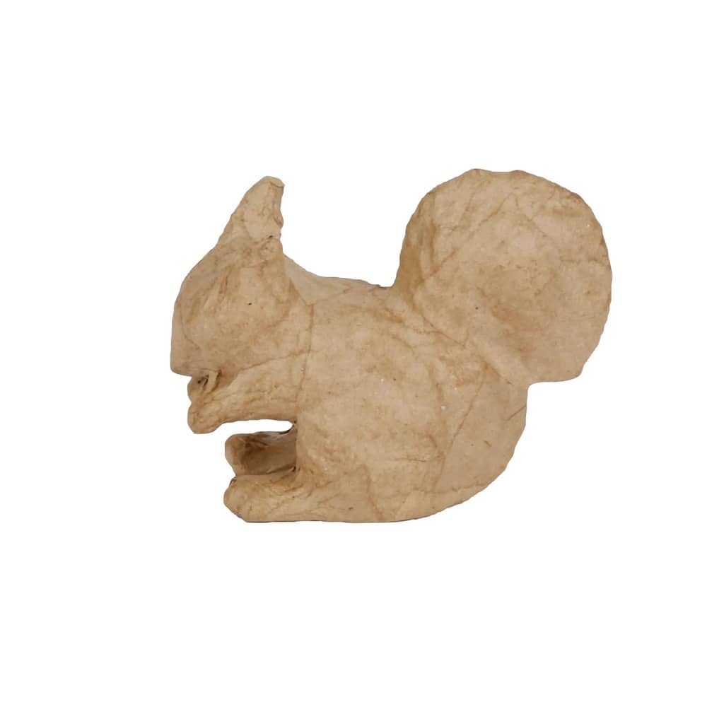 Eekhoorn van papier-maché - Decopatch - Knutselen met Kinderen