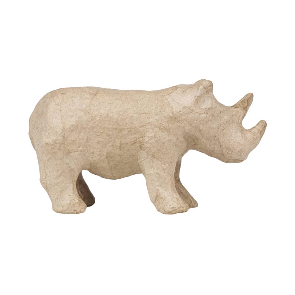 Papier-maché Dieren - Decopatch Neushoorn