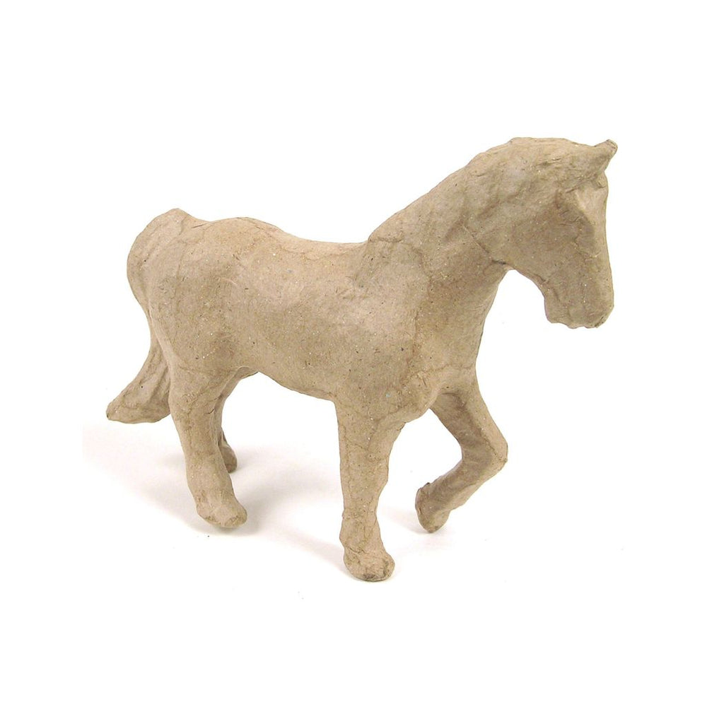 Paard van papier-maché | 11 cm