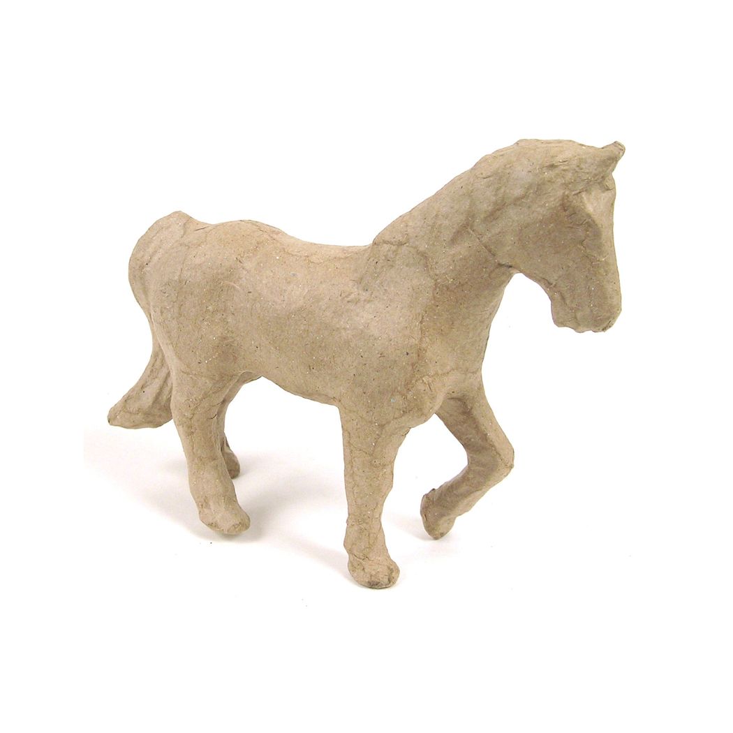 Papier-maché paardje - knutselen met kinderen