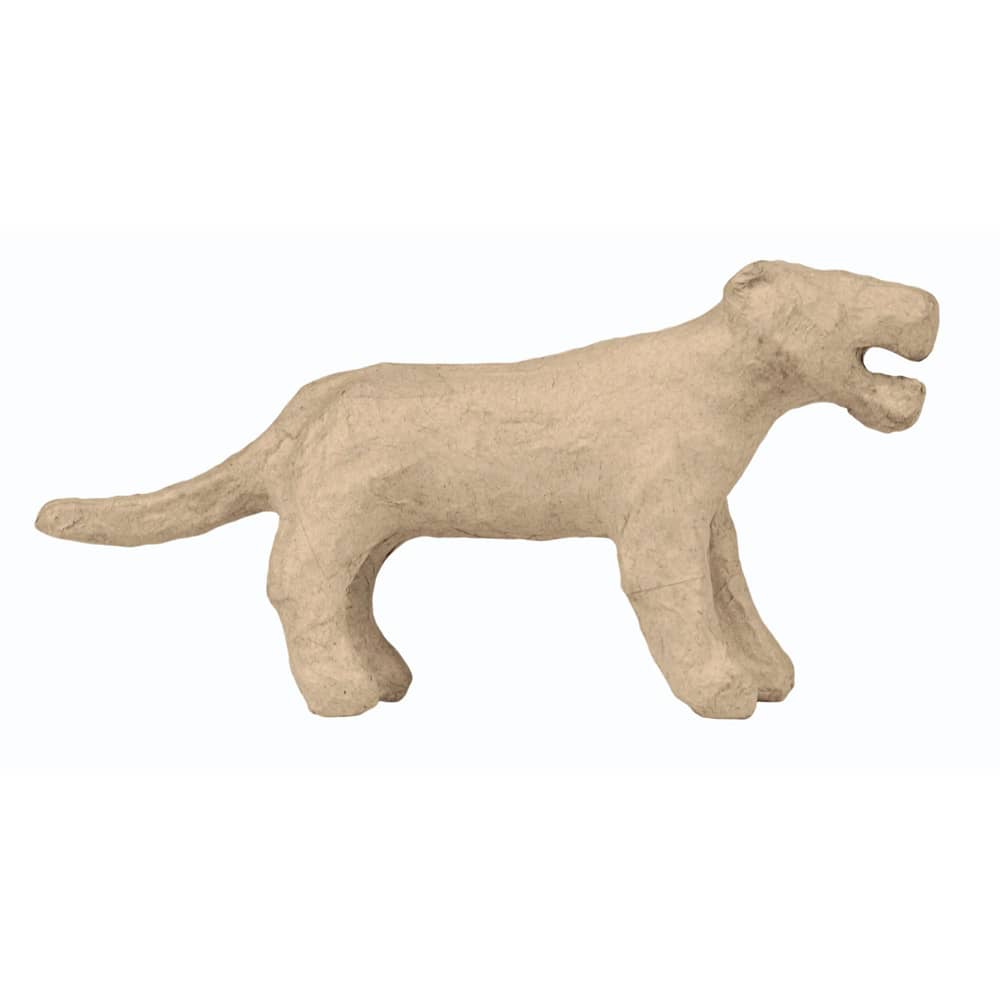 Papier-Maché Dieren: Decopatch Panter