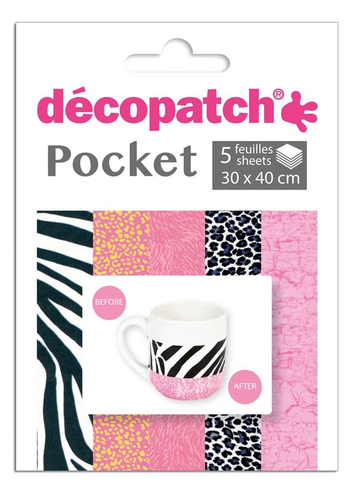 Decoupagepapier 5 designs