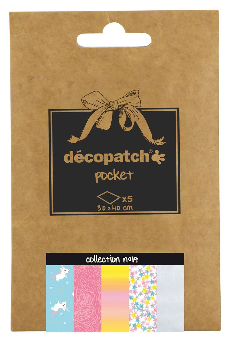Decopatch papier Eenhoorns en sterren