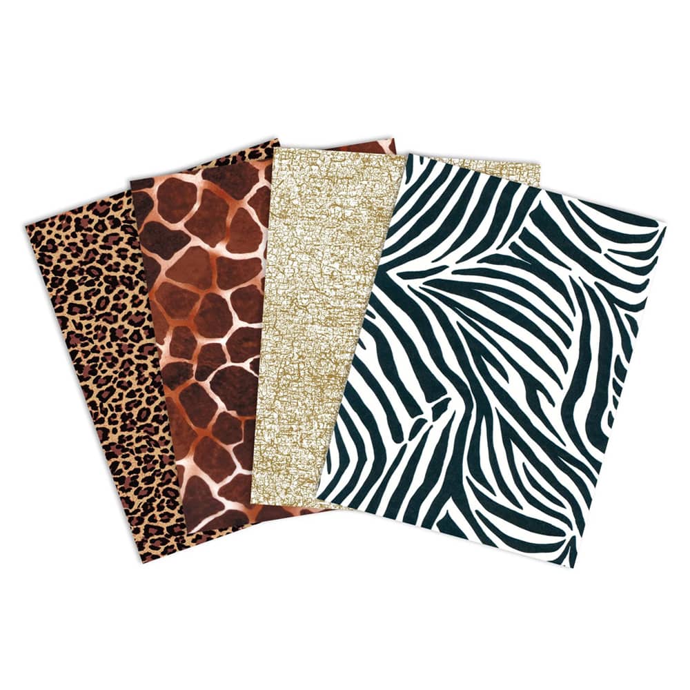 Decoupage papier dieren print