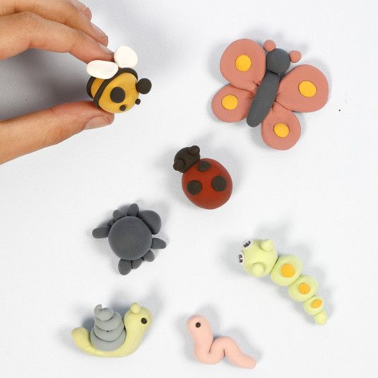 Dieren van Silk Clay