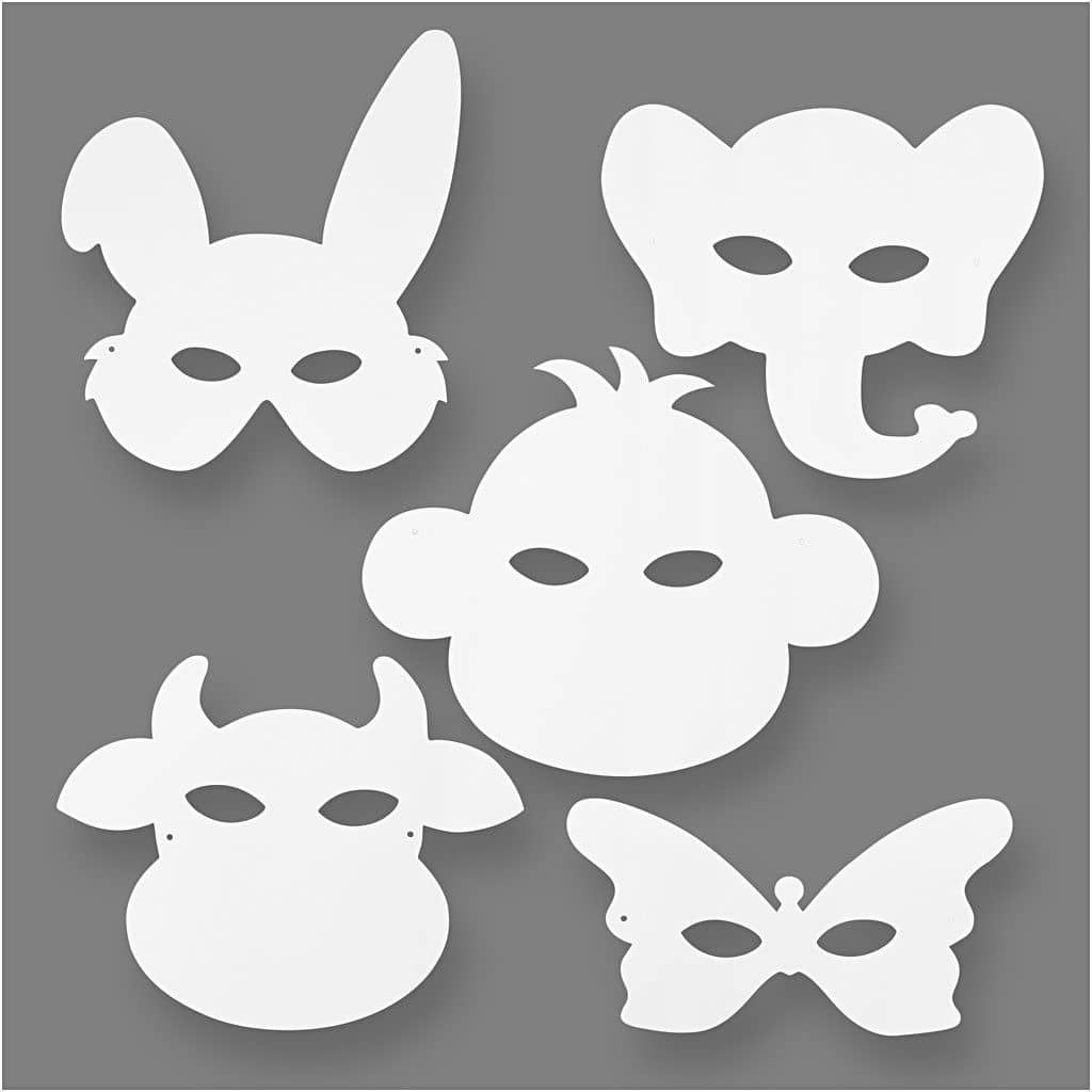 Maskers van Dieren - 16 stuks