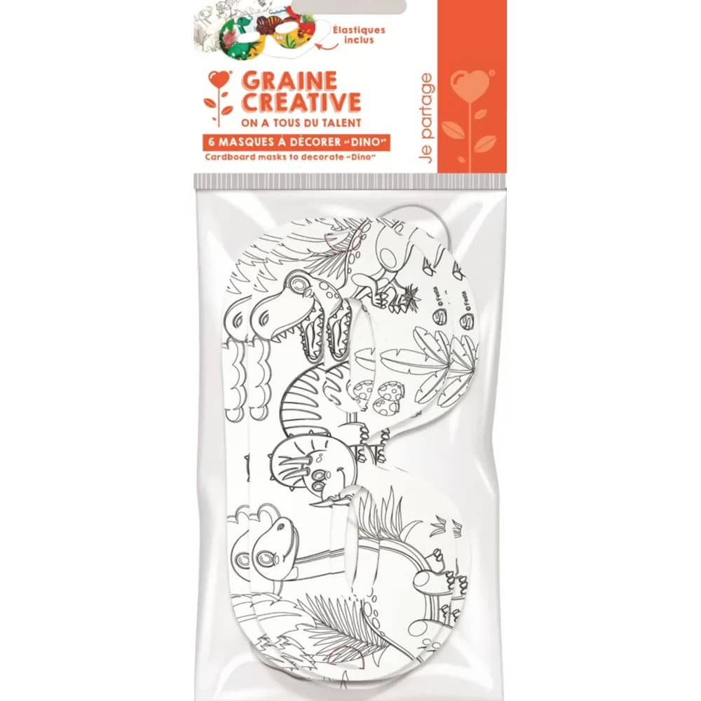 Dino maskers maken