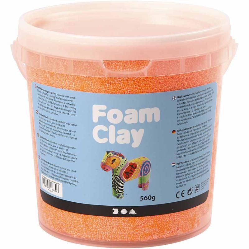 Foam Clay emmer kleur Neon Oranje