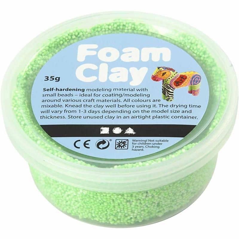 Foam Clay Neongroen -  35 gram