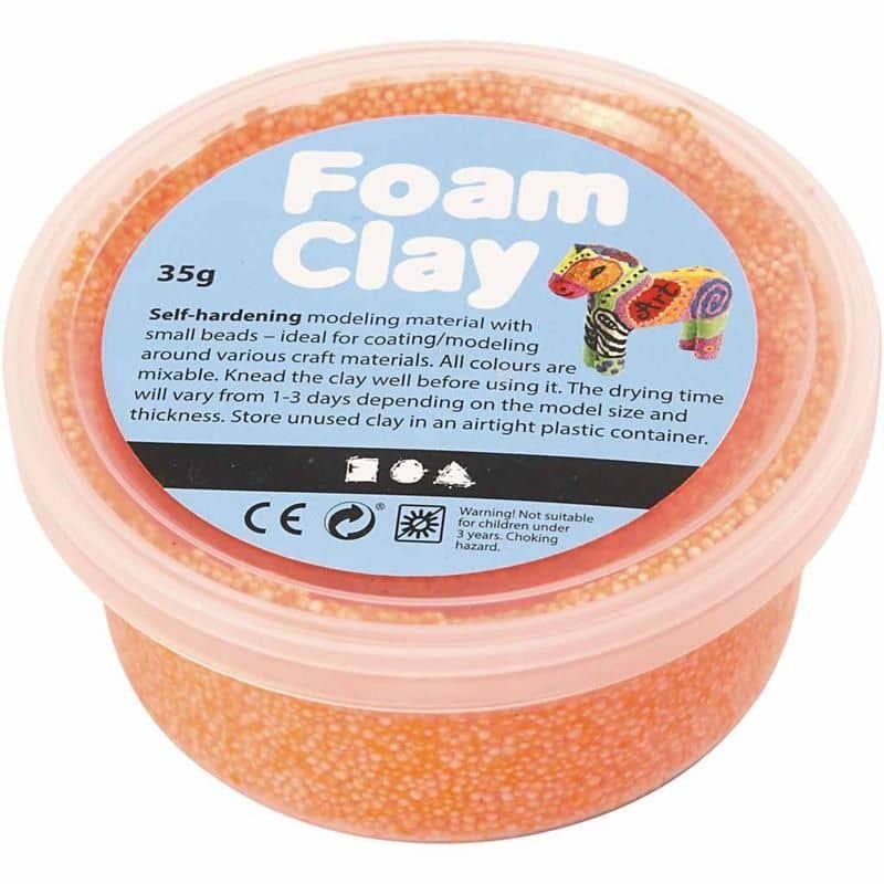 Foam Clay oranje - 35 gram