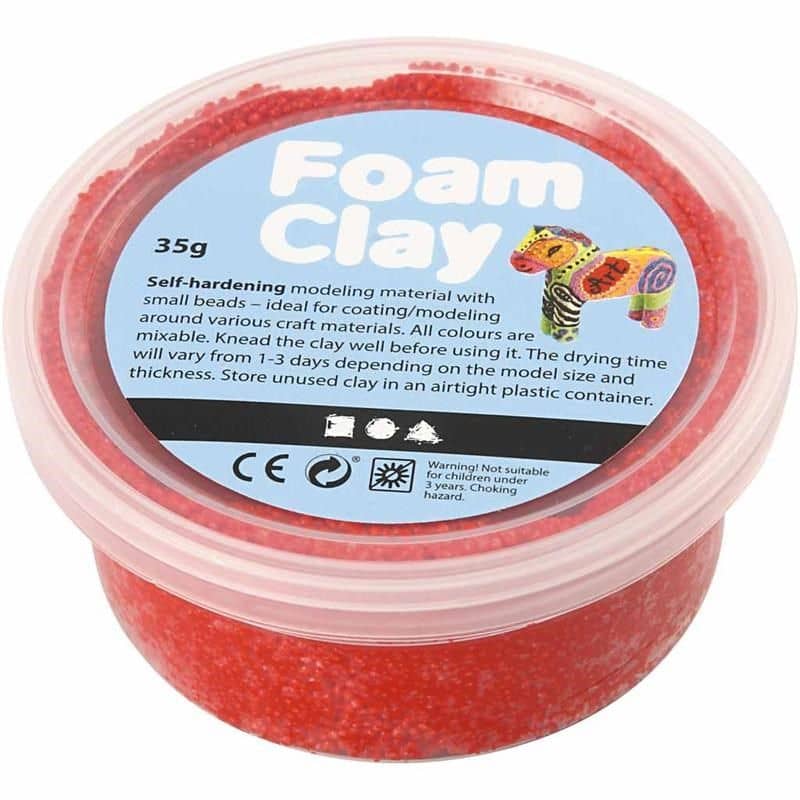 Foam Clay Rood - 35 gram