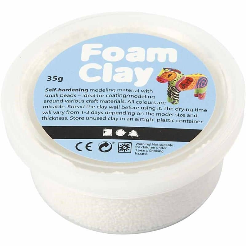 Foam Clay Wit - lucht drogende klei