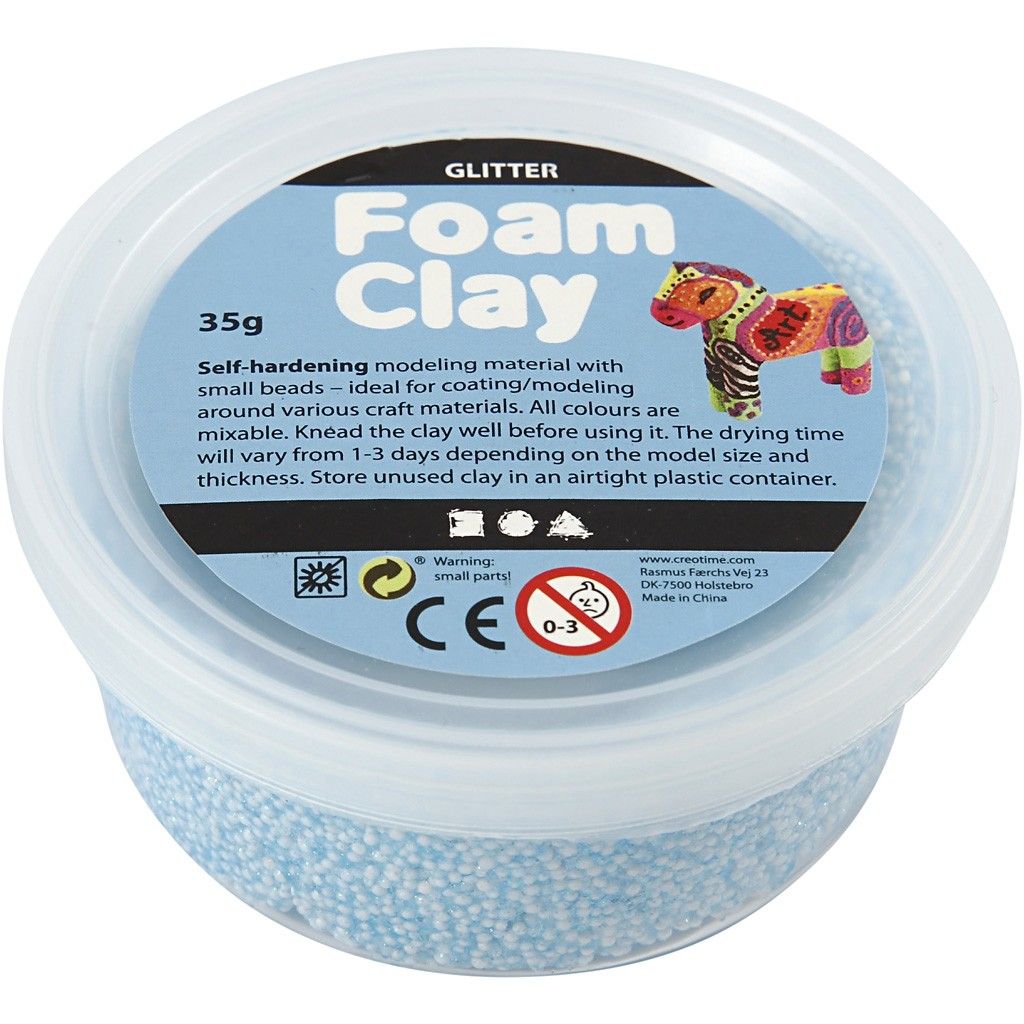 Foam Clay Glitter | 35 gram | Keuze uit 8 kleuren