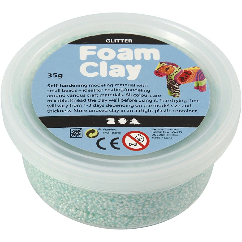 Foam Clay Glitter | 35 gram | Keuze uit 8 kleuren