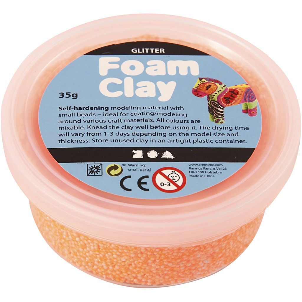 Foam Clay Glitter | 35 gram | Keuze uit 8 kleuren