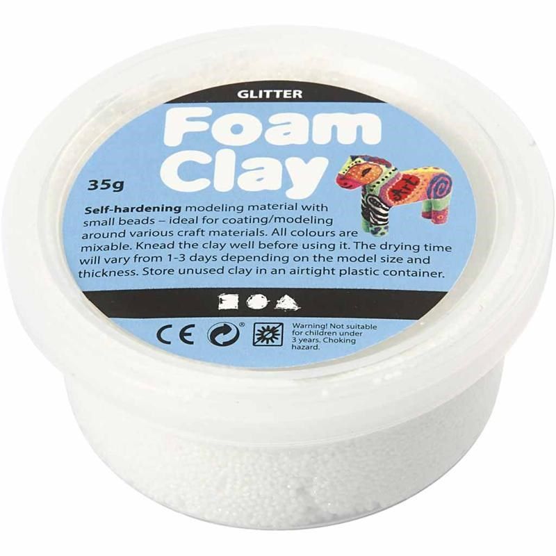 Foam Clay Glitter | 35 gram | Keuze uit 8 kleuren
