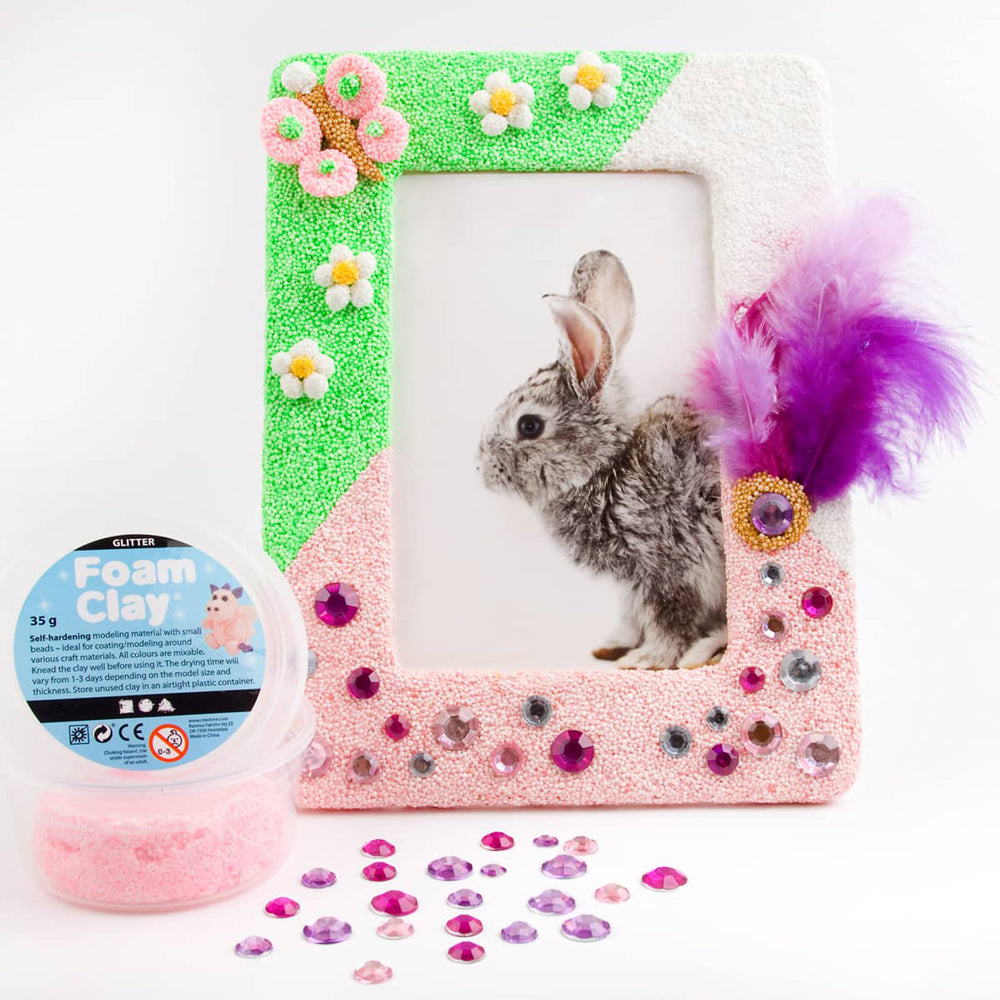 Fotolijsten versieren met Foam Clay