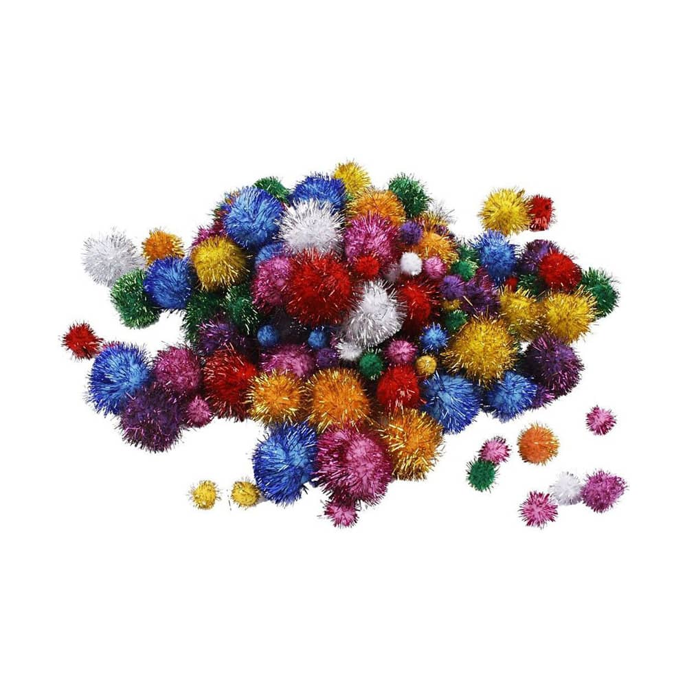 Decoratie - Glitter Pompons
