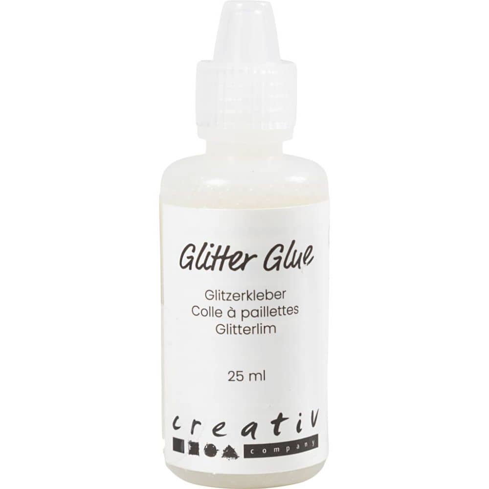 Glitterlijm transparant, 25 ml