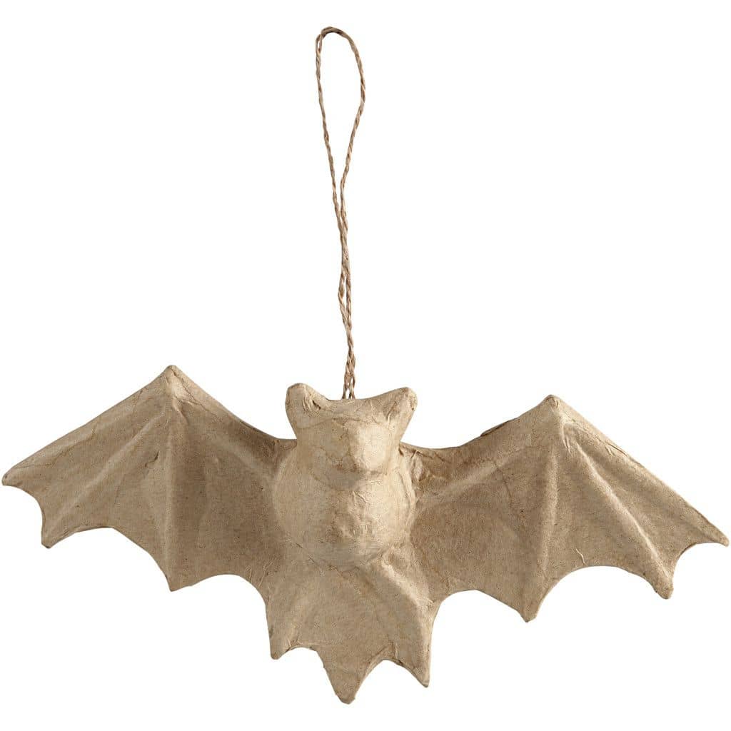 Papier-maché Vleermuis knutselen Halloween