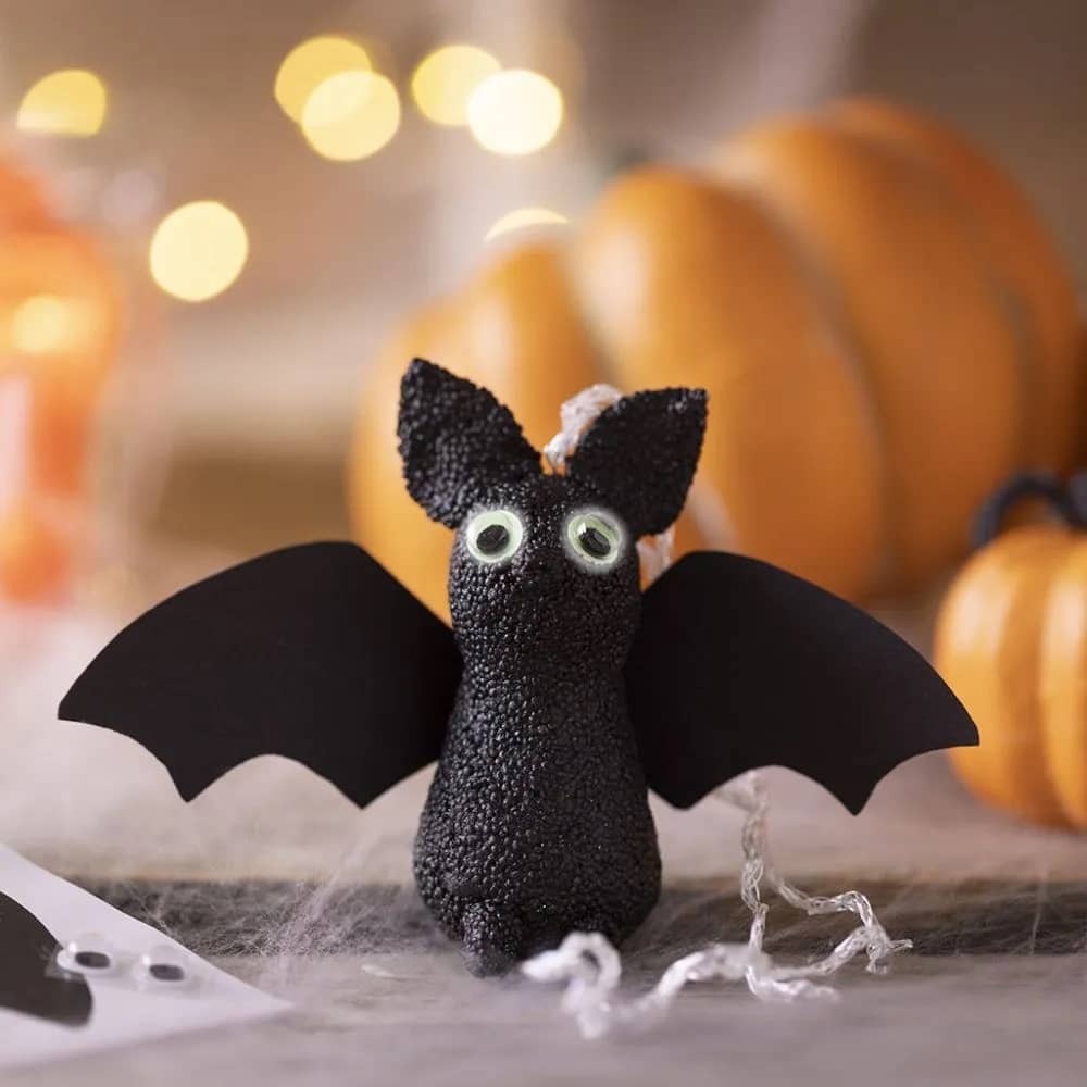 Voorbeeld Halloween figuren maken  - Vleermuis