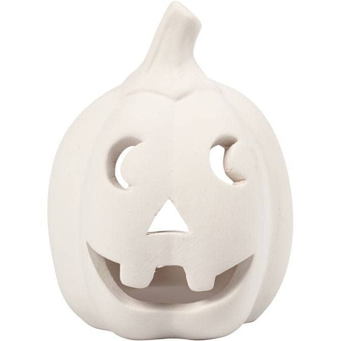 Kleine Halloween Pompoenkandelaar voor theelichtje