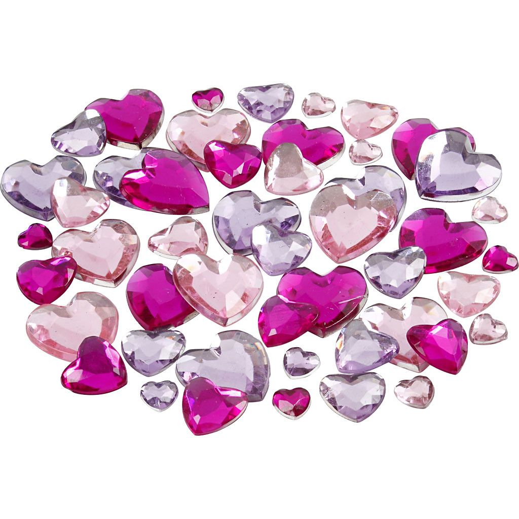 Hartjes strass stenen
