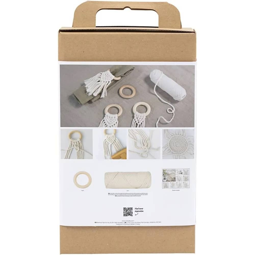 Hobbyset macrame tafeldecoratie