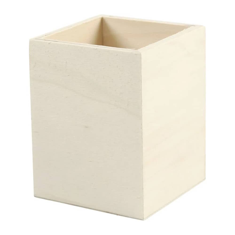 Houten Pennenbakje om zelf te versieren