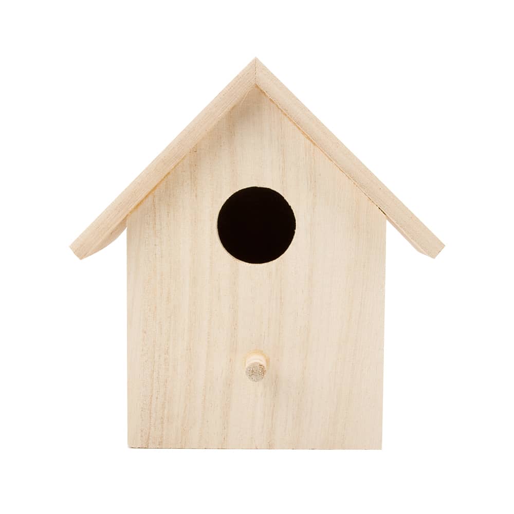 Houten Vogelhuisje - 15 cm