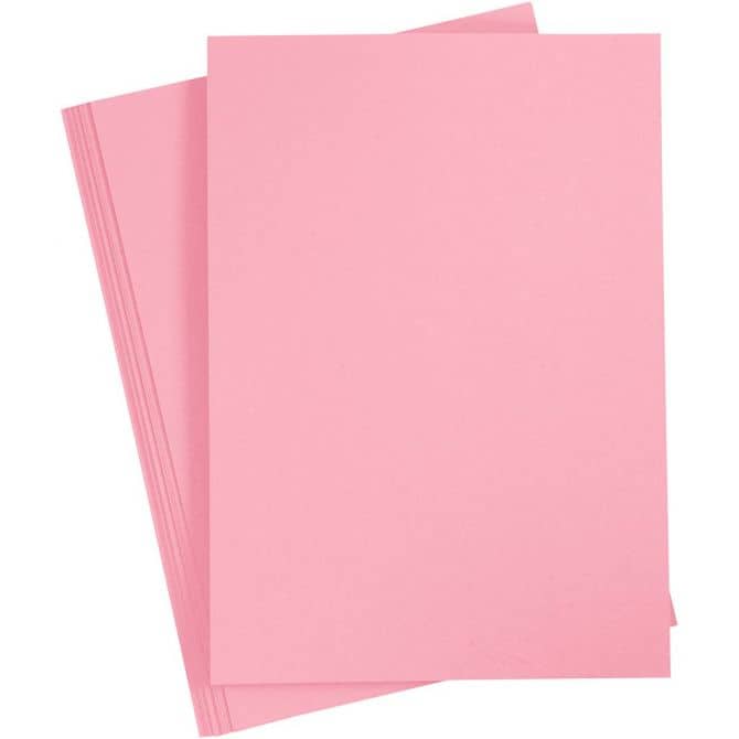 Roze karton A4