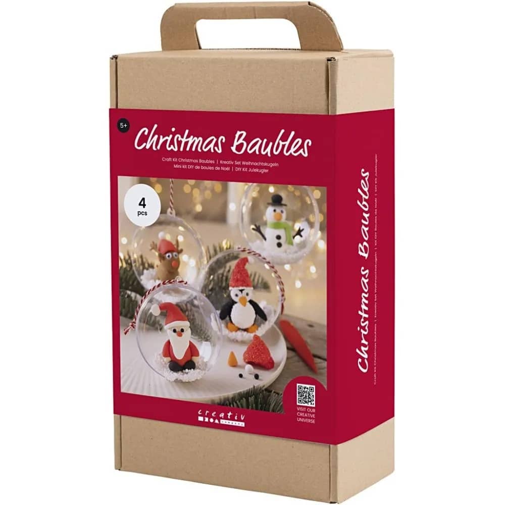 Compleet Knutselpakket | Kerstballen maken | Boetseren