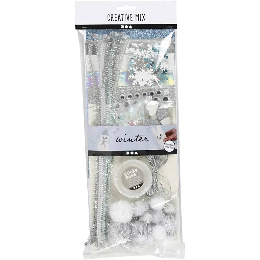 Kerst Knutselpakket | Winter thema | 9 verschillende hobbymaterialen