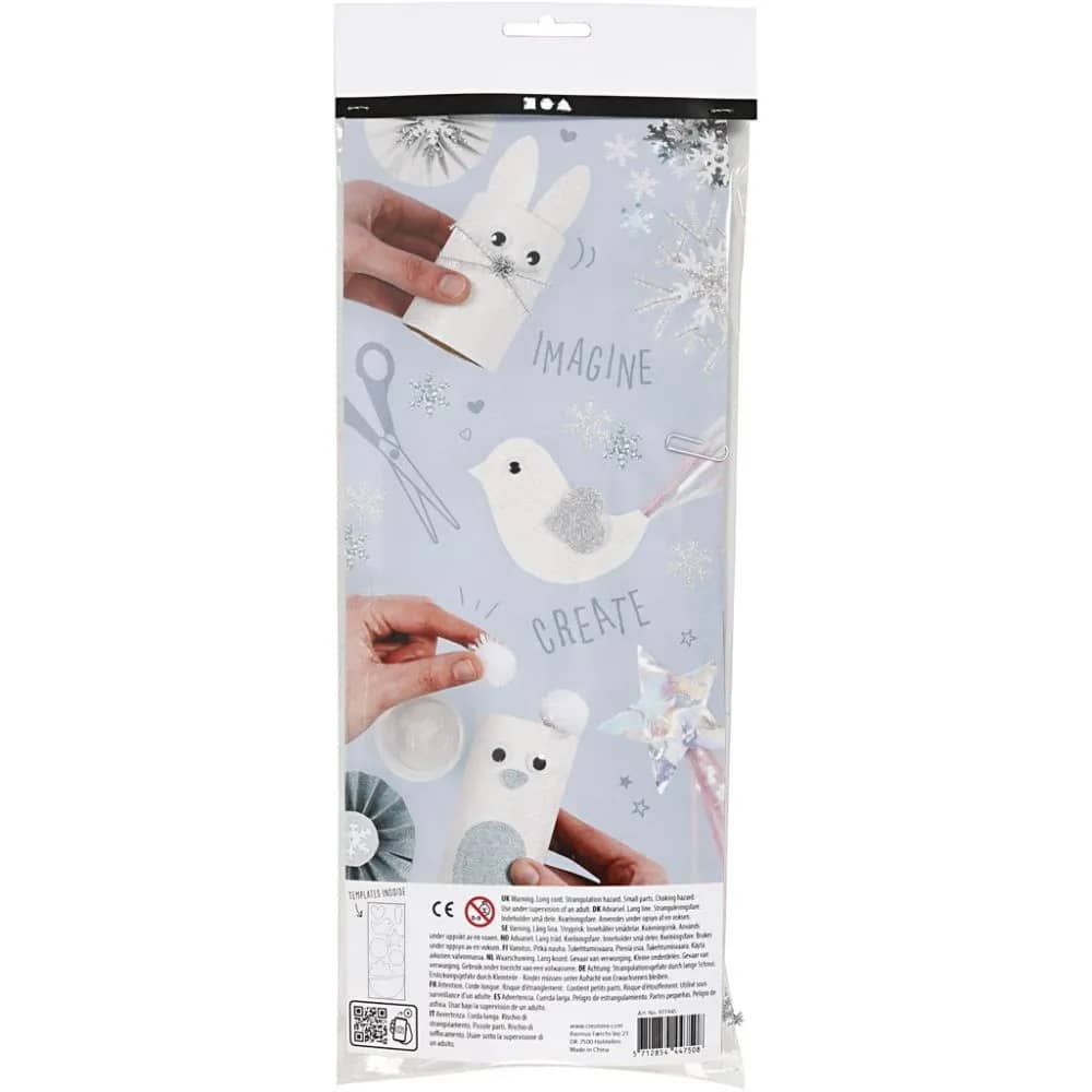 Kerst Knutselpakket | Winter thema | 9 verschillende hobbymaterialen